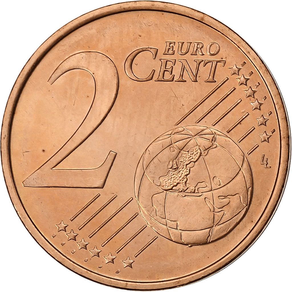 Luxembourg, 2 Euro Cent, 2005, Vantaa, Copper Plated Steel, MS(63)