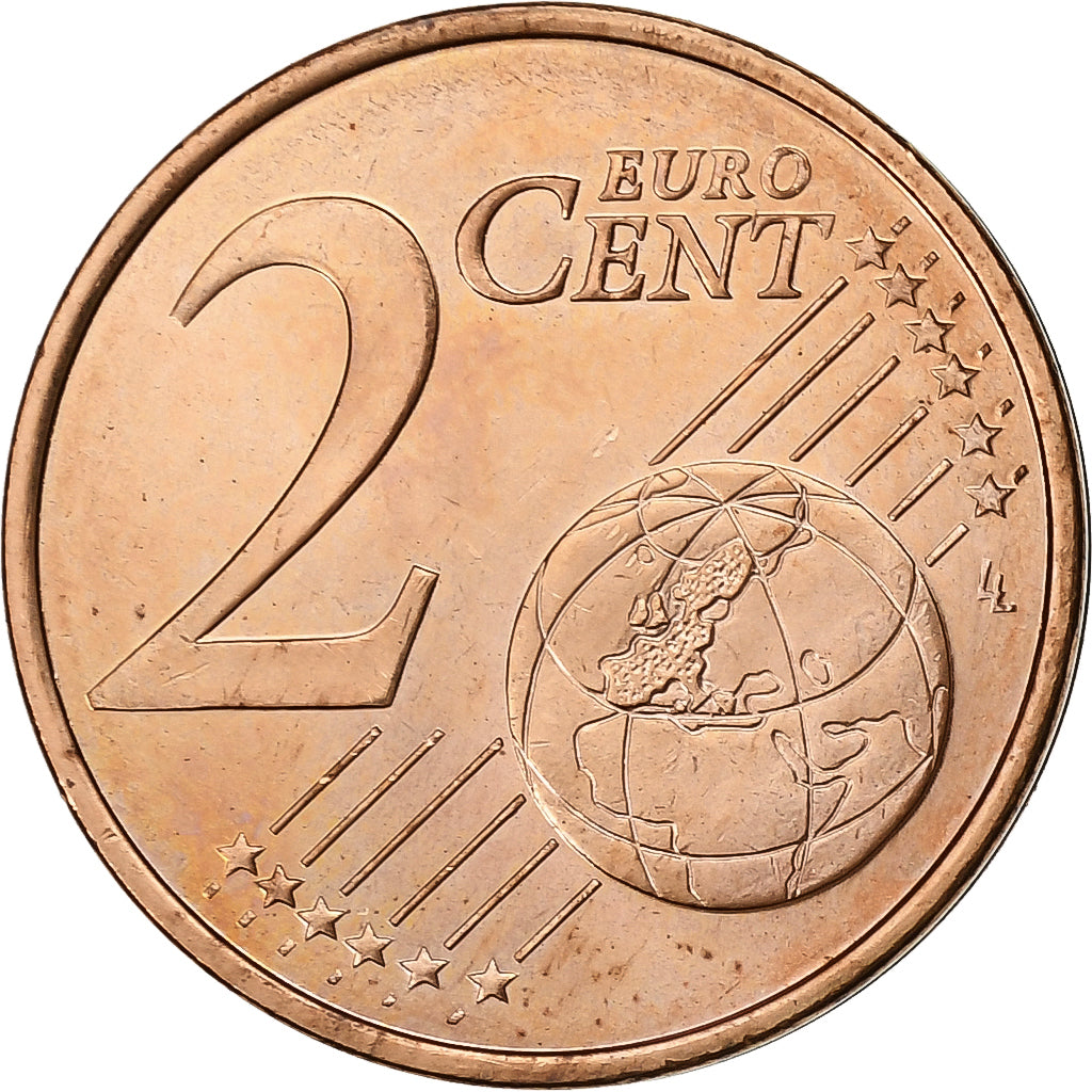 Luxembourg, 2 Euro Cent, 2006, Vantaa, Copper Plated Steel, MS(63)