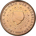 Paesi Bassi, Euro Cent, 1999, Utrecht, Acciaio placcato rame, SPL