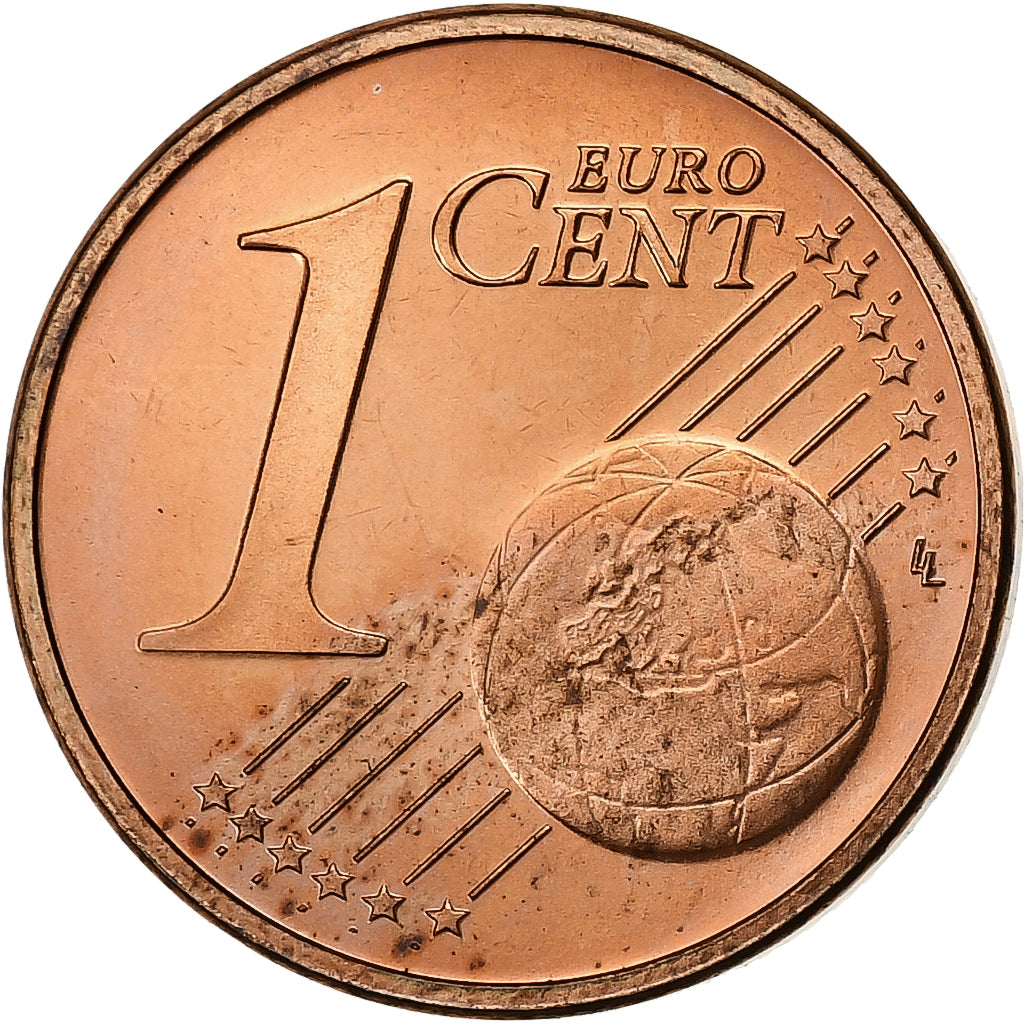 Luxembourg, Euro Cent, 2003, Utrecht, Copper Plated Steel, MS(63)