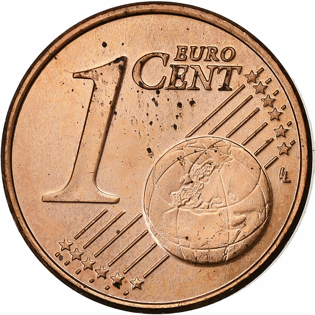 Luxemburgo, Euro Cent, 2006, Vantaa, Aço Cromado a Cobre, MS(63)