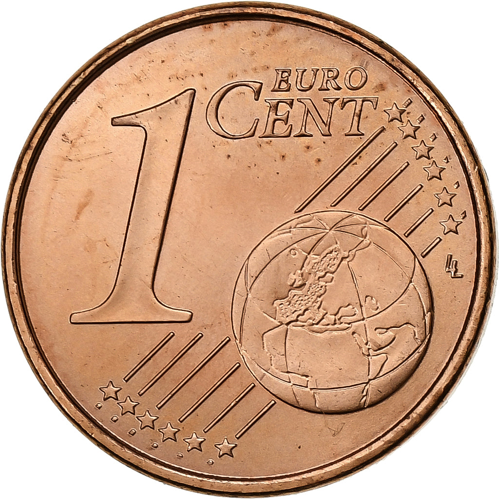 Luxembourg, Euro Cent, 2008, Paris, Cuivre plaqué acier, SPL