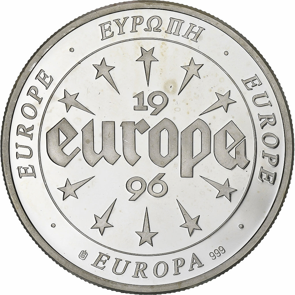 Irlande, 10 Euro, Fantasy Euro, 1996, Argent, SPL