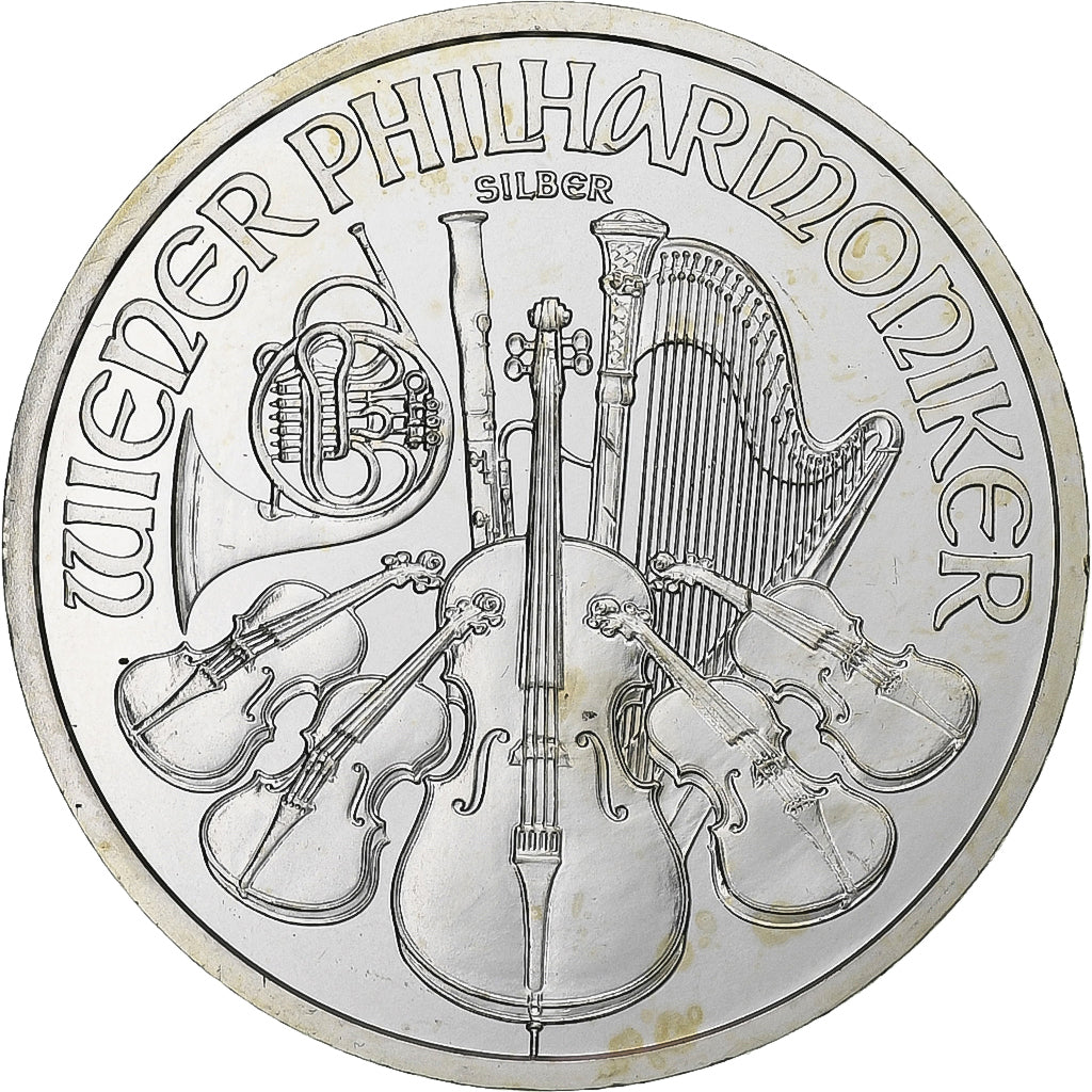 Austria, 1-1/2 Euro, Philharmonic Orchestra, 2009, Vienna, Argento, SPL, KM:3159