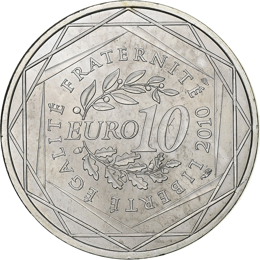 Francia, 10 Euro, Pays de la Loire, 2010, Paris, SPL, Argento, KM:1665