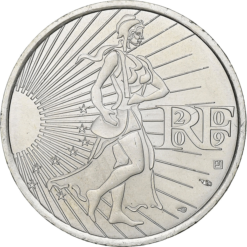 Francia, 10 Euro, Semeuse, 2009, Argento, SPL, Gadoury:EU337, KM:1580