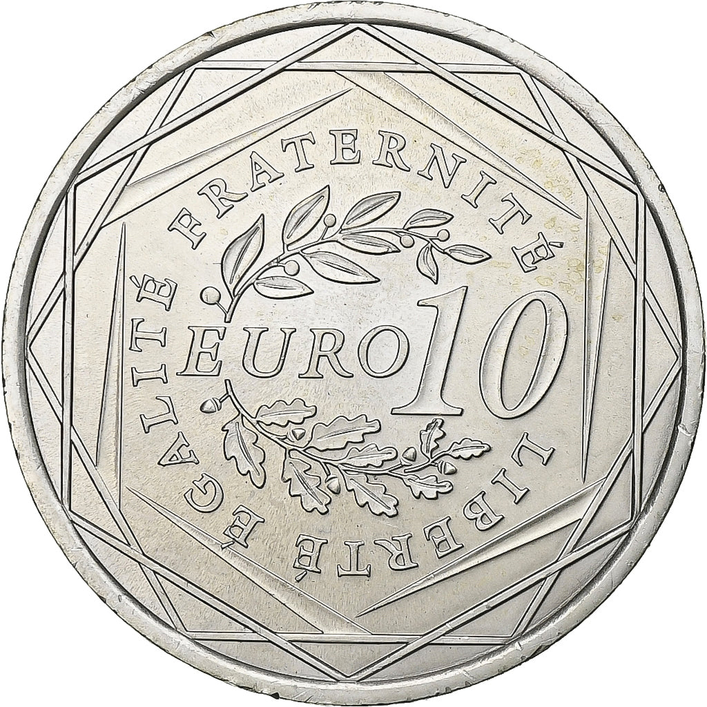 Francia, 10 Euro, Semeuse, 2009, Argento, SPL, Gadoury:EU337, KM:1580