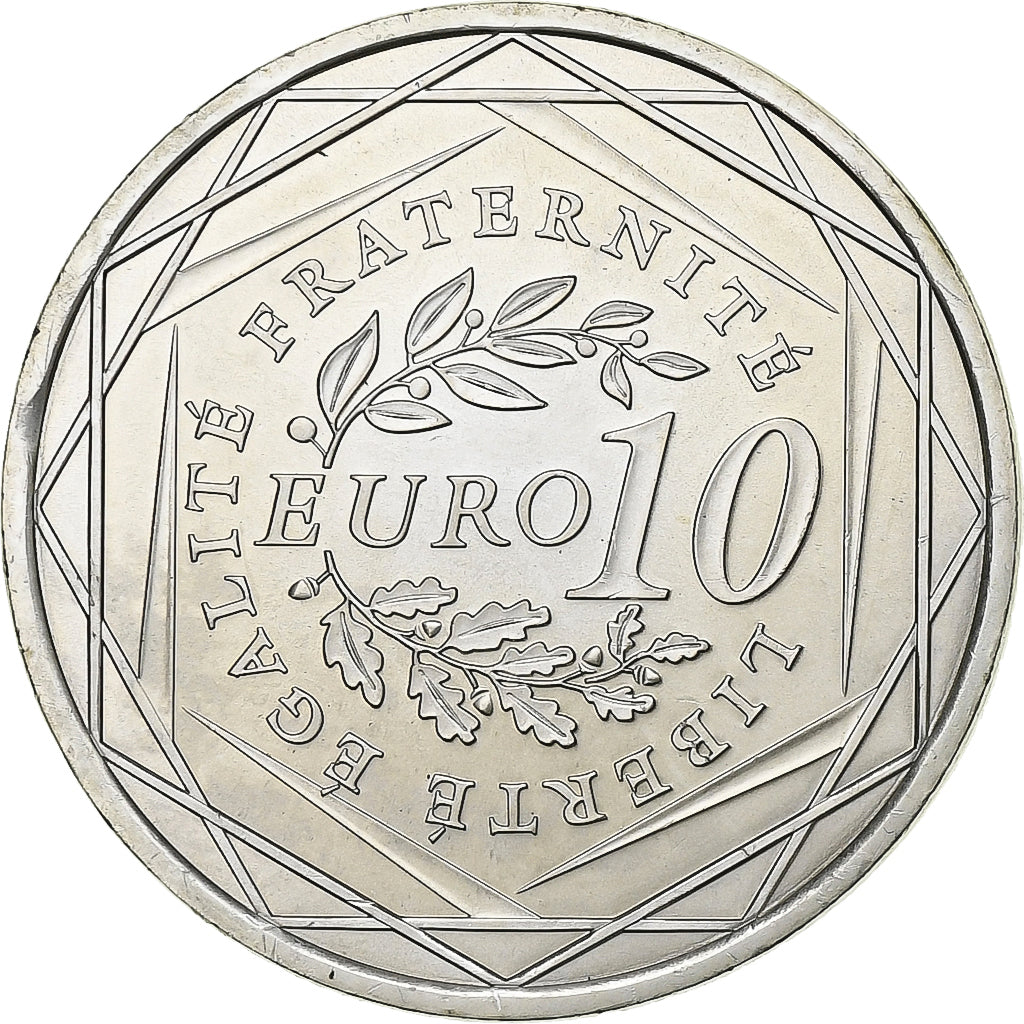 Francia, 10 Euro, Semeuse, 2009, Argento, SPL, Gadoury:EU337, KM:1580
