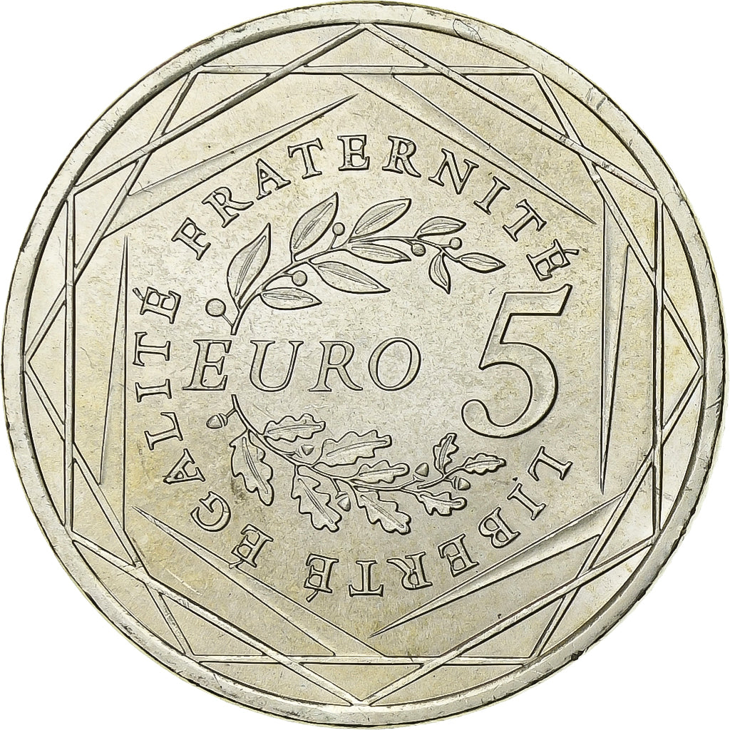 Frankreich, 5 Euro, Semeuse, 2008, Silber, UNZ, Gadoury:EU287, KM:1534