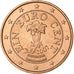 Áustria, Euro Cent, 2007, Vienna, Aço Cromado a Cobre, MS(63)