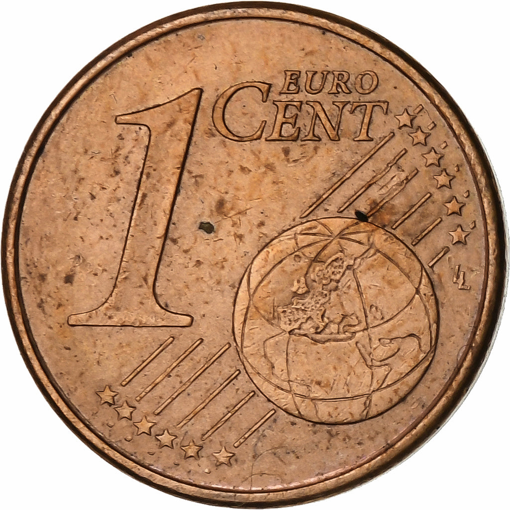 Francia, Euro Cent, 2000, Paris, Cobre chapado en acero, SC