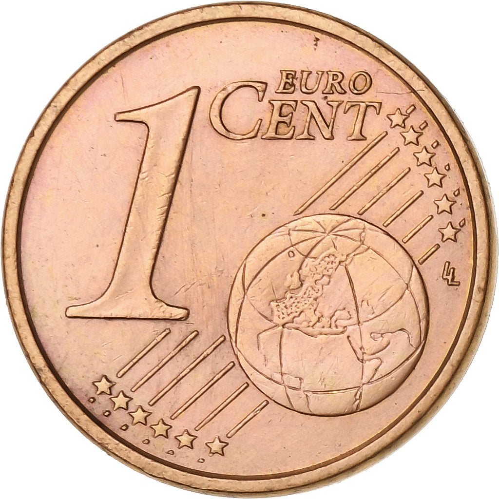 Italien, Euro Cent, 2002, Rome, Copper Plated Steel, UNZ