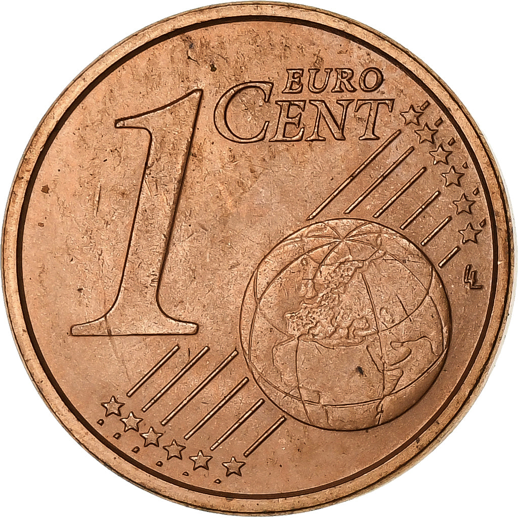 Italië, Euro Cent, 2007, Rome, Copper Plated Steel, UNC-