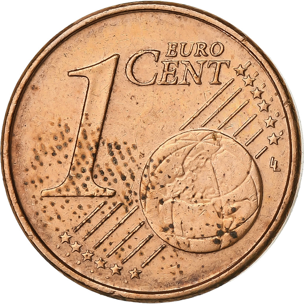 Irlanda, Euro Cent, 2003, Dublin, Aço Cromado a Cobre, MS(63)