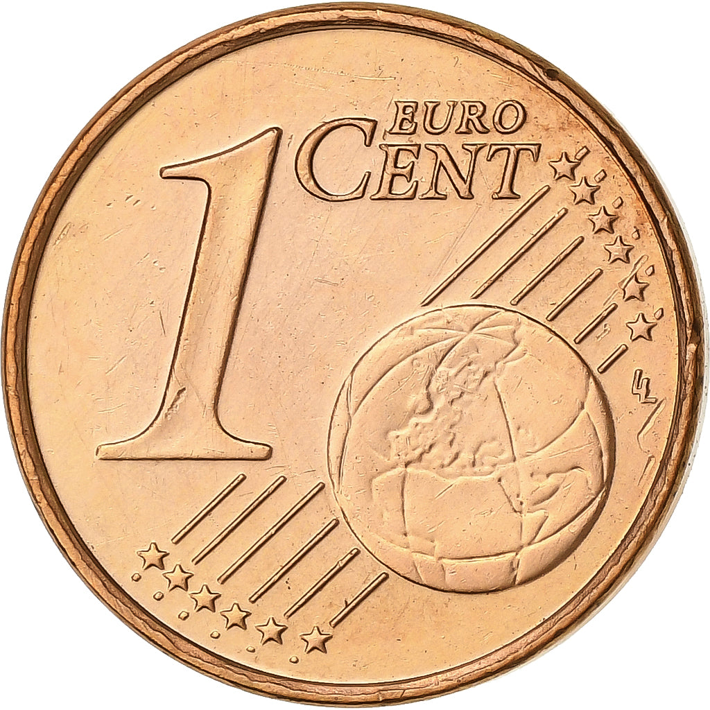 Ireland, Euro Cent, 2004, Dublin, Copper Plated Steel, AU(50-53)