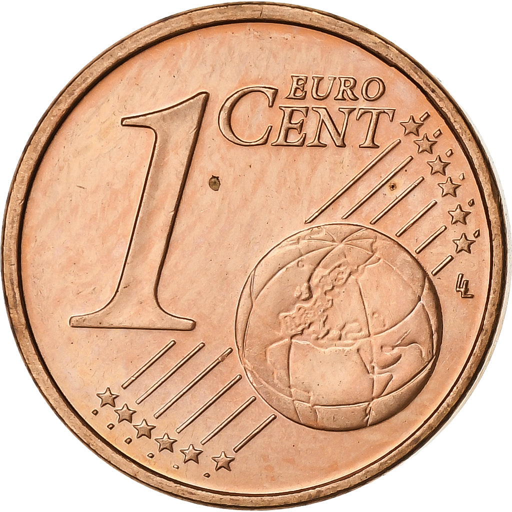 Ireland, Euro Cent, 2004, Dublin, Copper Plated Steel, MS(63)