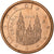 Spanje, Euro Cent, 2006, Madrid, Copper Plated Steel, UNC-