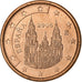 Spanje, Euro Cent, 2006, Madrid, Copper Plated Steel, UNC-