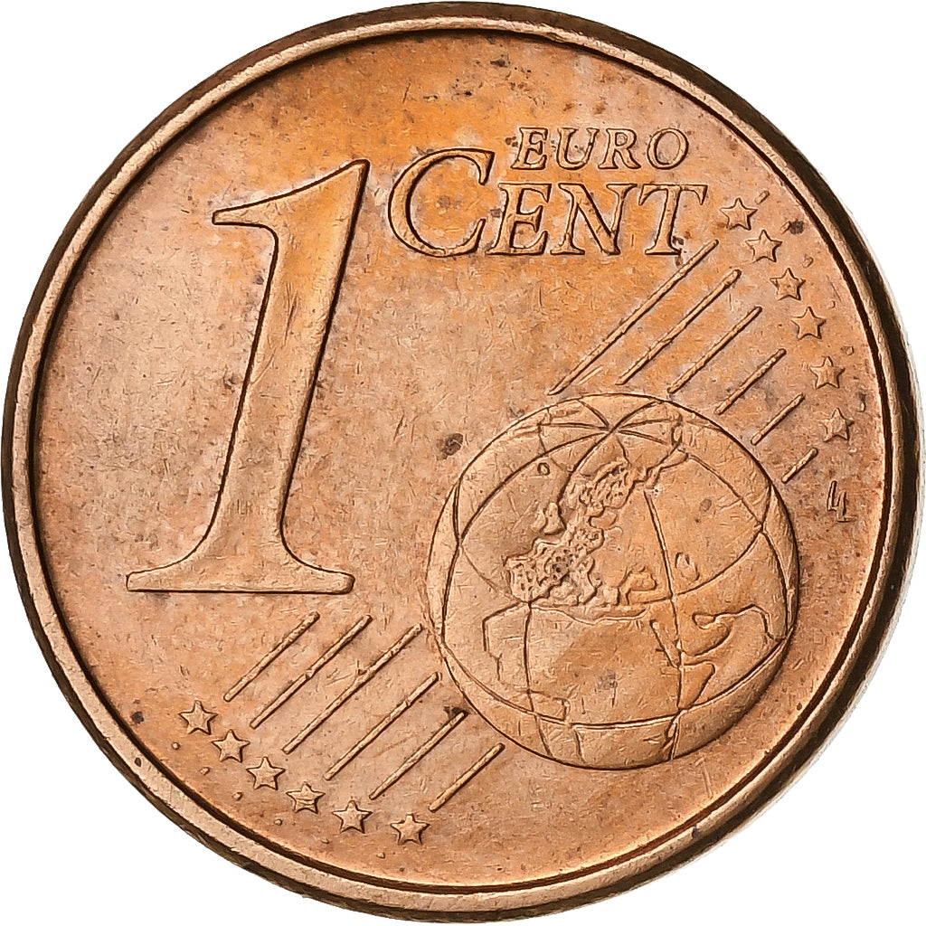 Spanje, Euro Cent, 2004, Madrid, Copper Plated Steel, UNC-