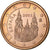España, Euro Cent, 2003, Madrid, Cobre chapado en acero, SC