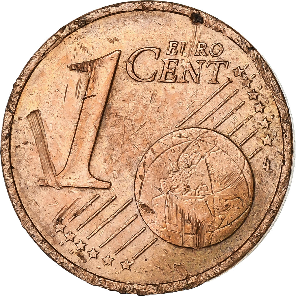 Allemagne, Euro Cent, 2002, Hambourg, Cuivre plaqué acier, TTB