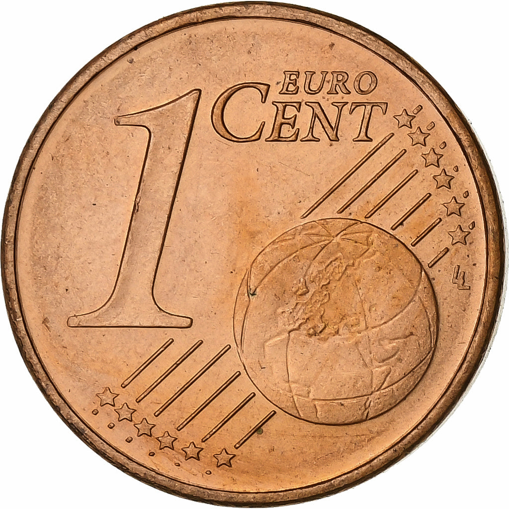 Duitsland, Euro Cent, 2002, Stuttgart, Copper Plated Steel, UNC-