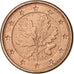 Alemania, Euro Cent, 2002, Munich, Cobre chapado en acero, EBC