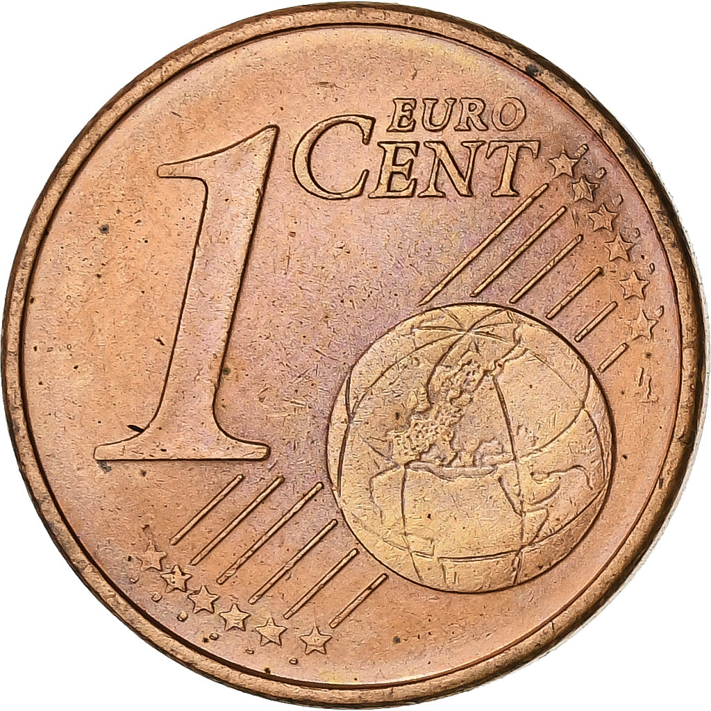 Alemania, Euro Cent, 2002, Hambourg, Cobre chapado en acero, SC