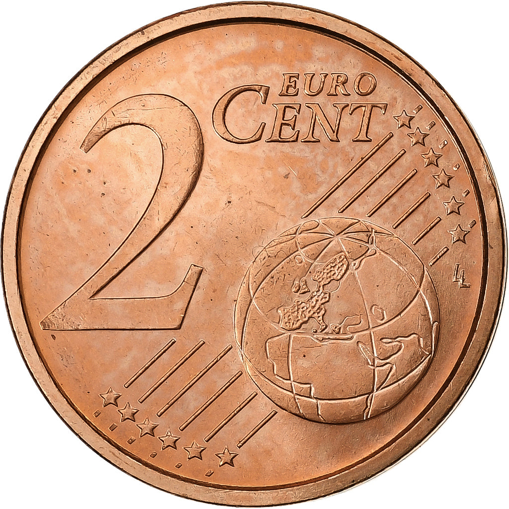 San Marino, 2 Euro Cent, 2006, Rome, Aço Cromado a Cobre, MS(63)