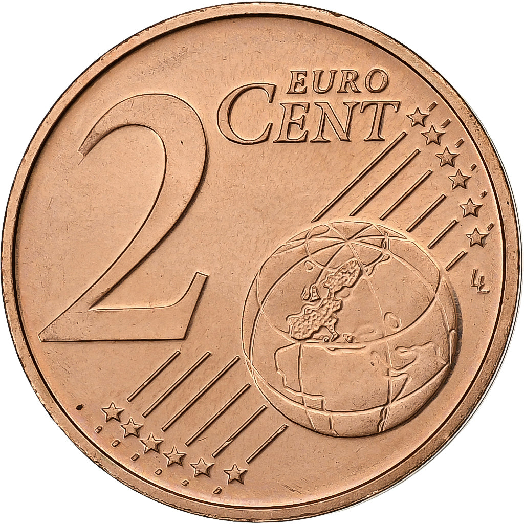 Áustria, 2 Euro Cent, 2006, Vienna, Aço Cromado a Cobre, MS(63)