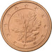 Allemagne, 2 Euro Cent, 2002, Munich, Cuivre plaqué acier, SUP