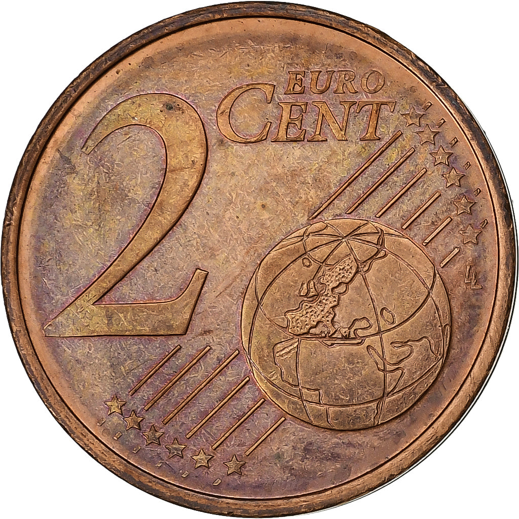 Finland, 2 Euro Cent, 2000, Vantaa, Copper Plated Steel, ZF+