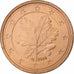 Duitsland, 2 Euro Cent, 2002, Karlsruhe, Copper Plated Steel, UNC-