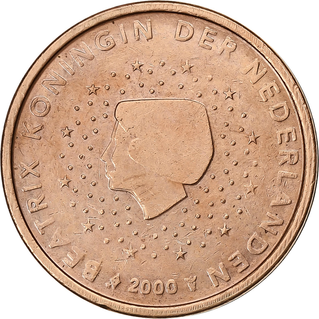 Paesi Bassi, 2 Euro Cent, 2000, Utrecht, Acciaio placcato rame, SPL-