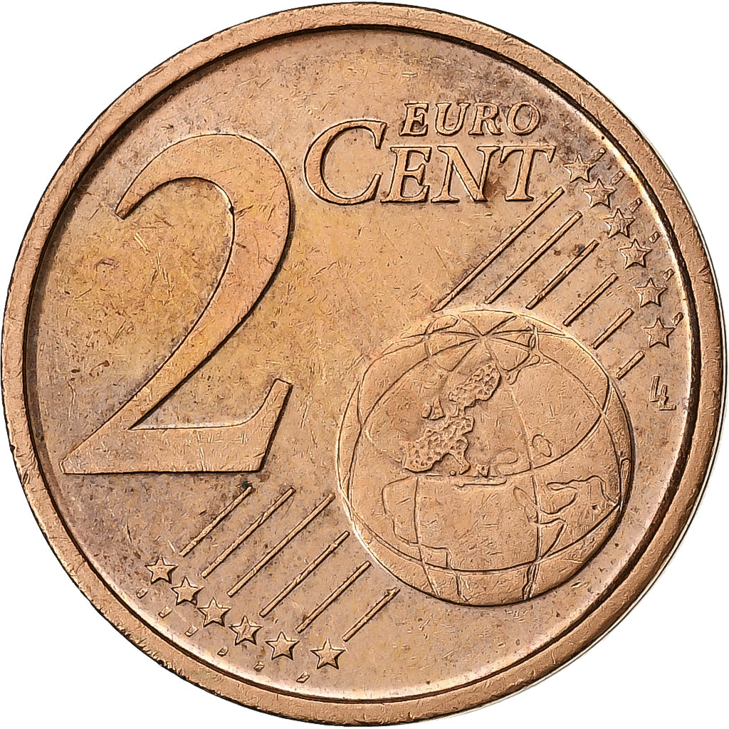 Spanje, 2 Euro Cent, 2000, Madrid, Copper Plated Steel, PR