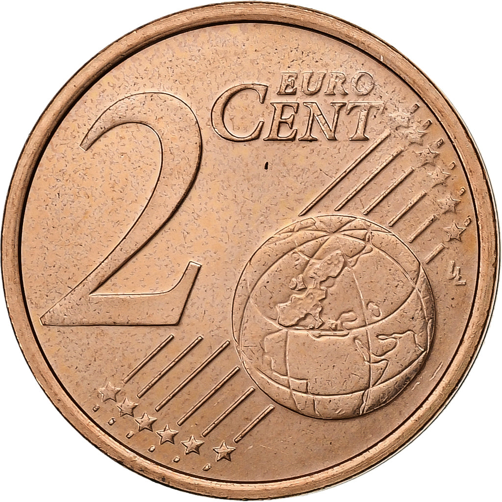 Portugal, 2 Euro Cent, 2008, Lisbon, Copper Plated Steel, MS(63)