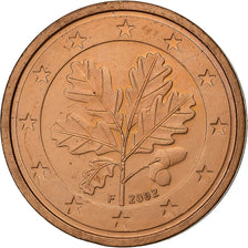 Germania, 2 Euro Cent, 2002, Stuttgart, Acciaio placcato rame, SPL