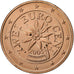Austria, 2 Euro Cent, 2005, Vienna, Copper Plated Steel, MS(63)
