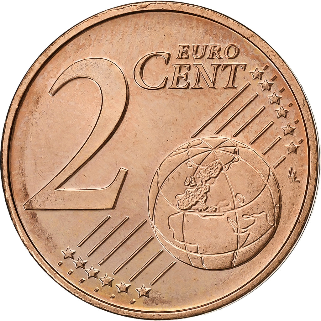 Austria, 2 Euro Cent, 2005, Vienna, Copper Plated Steel, MS(63)