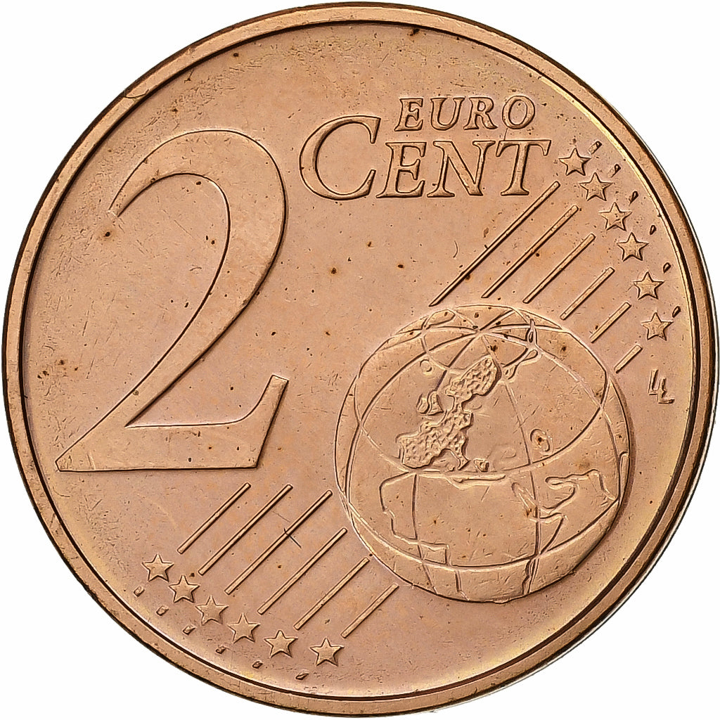 Oostenrijk, 2 Euro Cent, 2002, Vienna, Copper Plated Steel, PR+