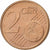 Austria, 2 Euro Cent, 2002, Vienna, Copper Plated Steel, MS(60-62)