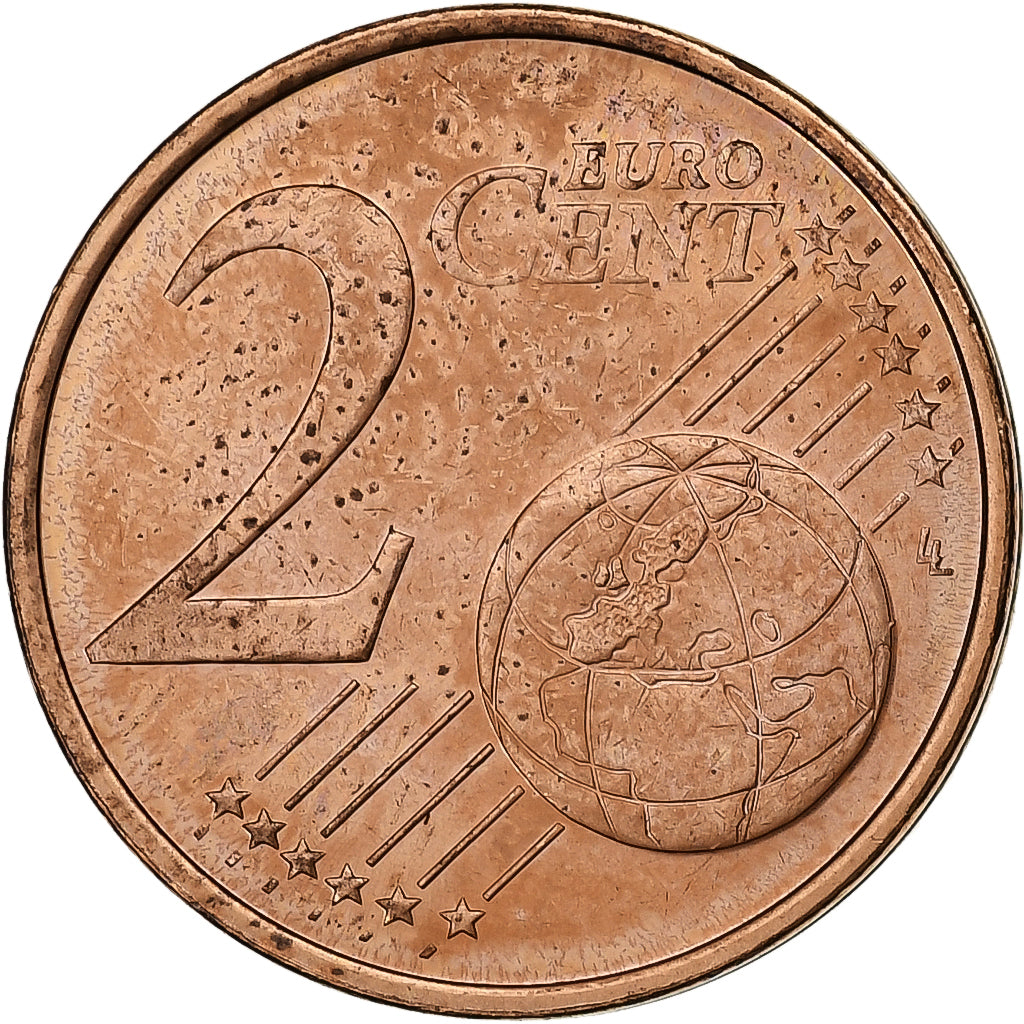 Finlandia, 2 Euro Cent, 2008, Vantaa, Acciaio placcato rame, SPL