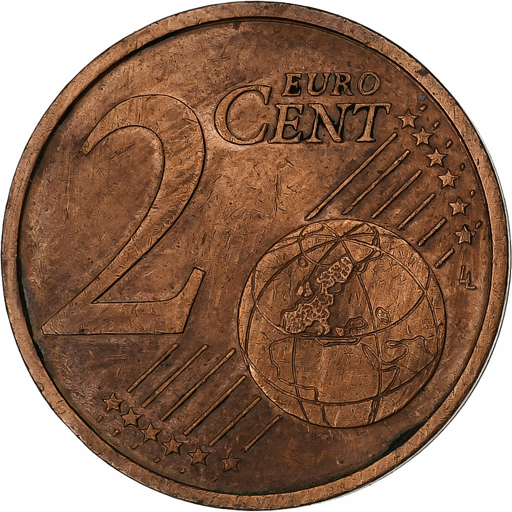 Francia, 2 Euro Cent, 2001, Paris, Cobre chapado en acero, EBC