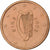 Irlanda, 2 Euro Cent, 2002, Dublin, Aço Cromado a Cobre, MS(60-62)