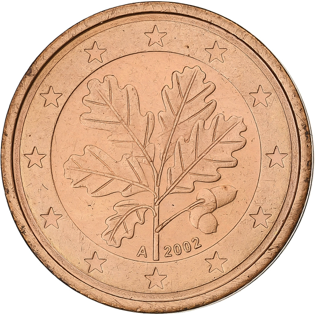 Duitsland, 2 Euro Cent, 2002, Berlin, Copper Plated Steel, PR+