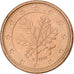 Duitsland, 2 Euro Cent, 2002, Berlin, Copper Plated Steel, PR+