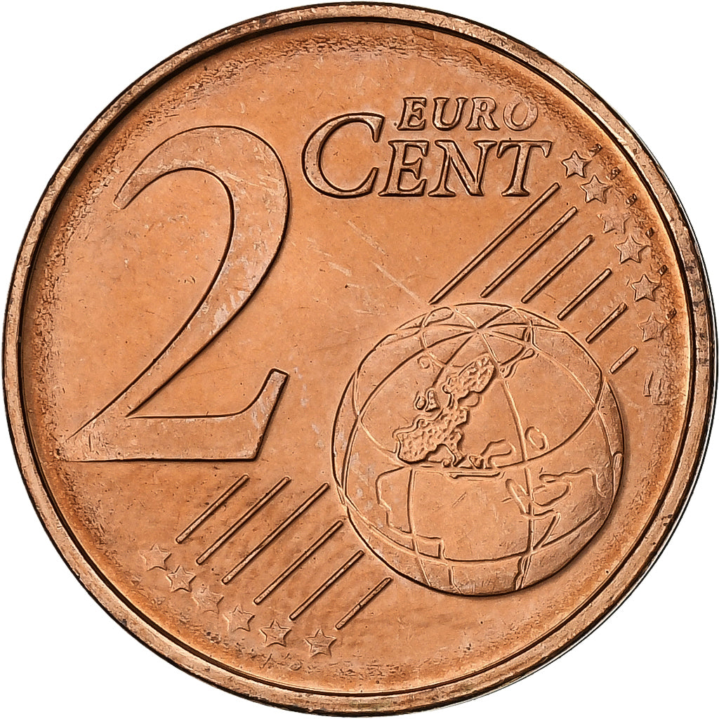 Grèce, 2 Euro Cent, 2003, Athènes, Cuivre plaqué acier, SUP+