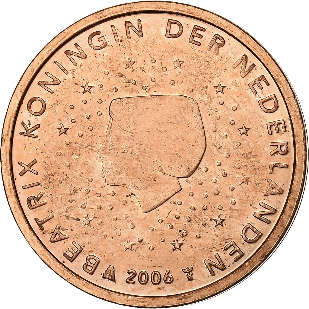 Netherlands, 2 Euro Cent, 2006, Utrecht, Copper Plated Steel, MS(60-62)