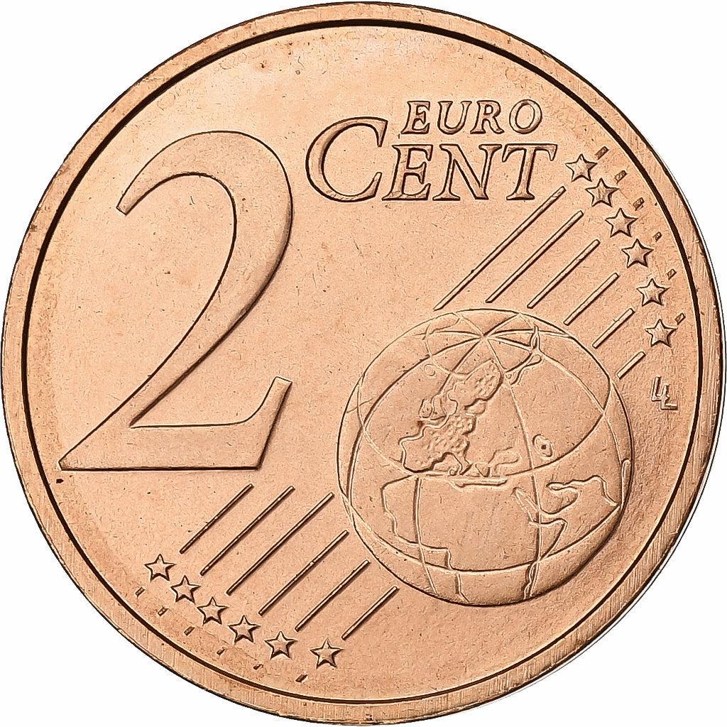 Netherlands, 2 Euro Cent, 2008, Utrecht, Copper Plated Steel, MS(60-62)