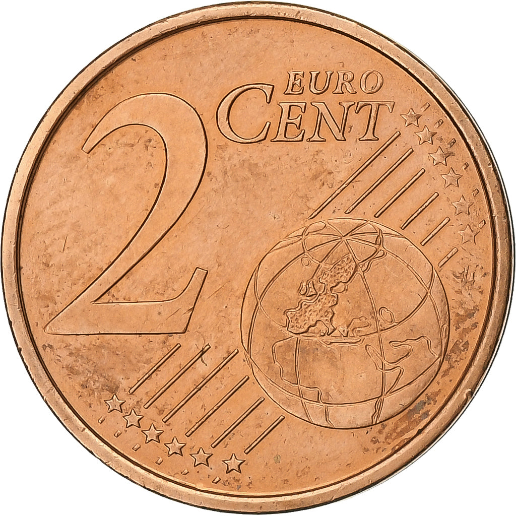 Spain, 2 Euro Cent, 2007, Madrid, Copper Plated Steel, MS(60-62)